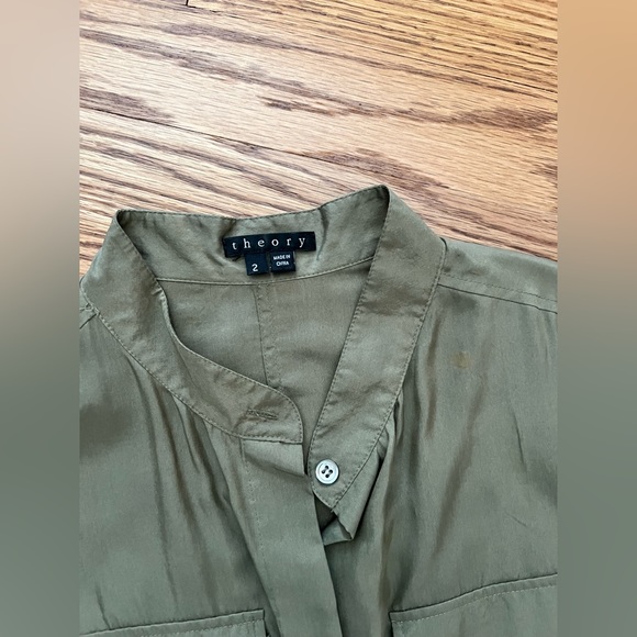 Theory Silky Soft Cinch Waist Dress - Picture 4 of 4